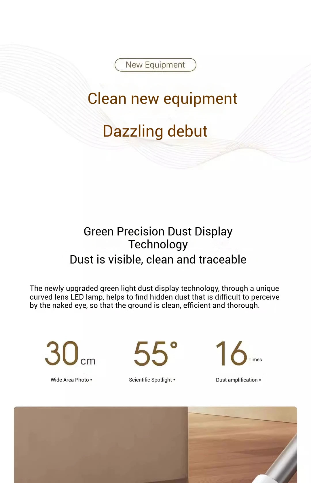 XIAOMI MIJIA Wireless Vacuum Cleaners 2 Dust Display Edition,24kPa Suction,Maximum battery life 60 min,Cordless handheld Vacuum