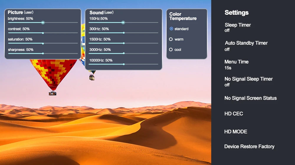 ThundeaL 4K Full HD Projector FHD TD80W Android WiFi 3D Home Theater TD80 Portable Beam Projector Meeting Video Movie PK HY320