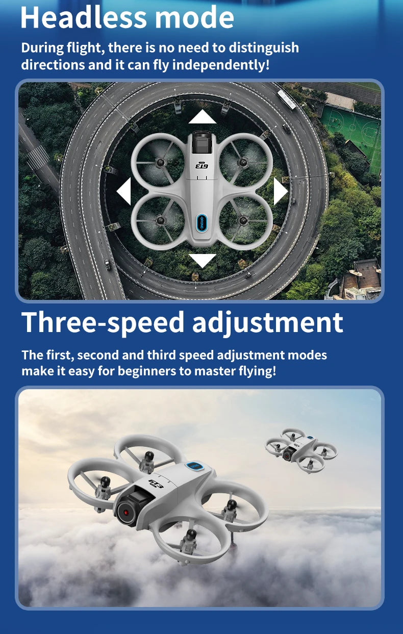 Gt3 Max Drone 4K Hd Aerial Photography Large Screen Optical Flow Positioning Brushless Intelligent Obstacle Avoidance