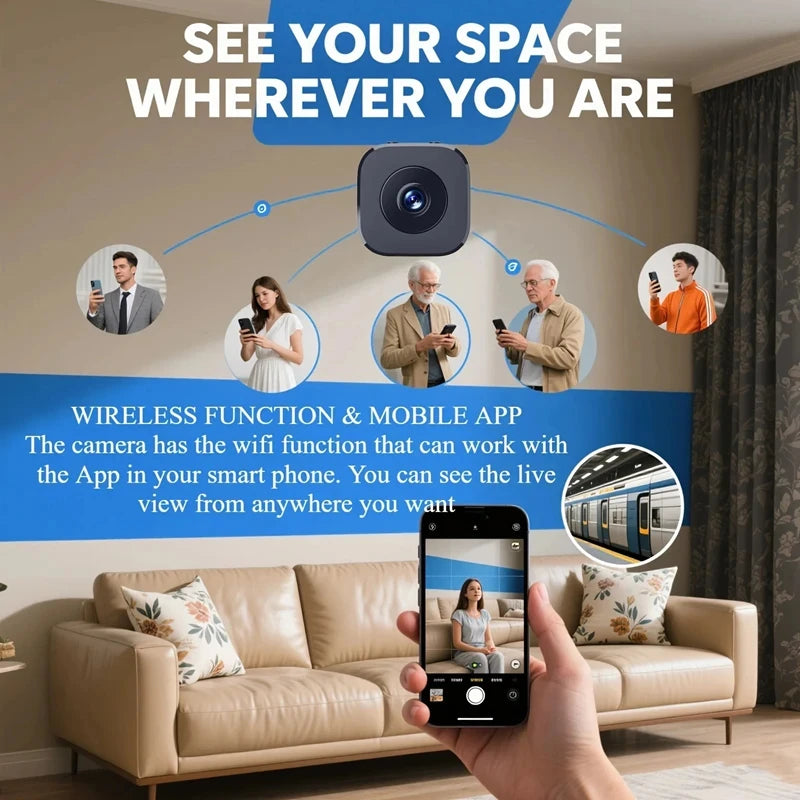 Xiaomi Mini Camera Wifi 1080P HD Wireless Security Monitor For Home Night Version Protection Remote Intelligent Camcorder New