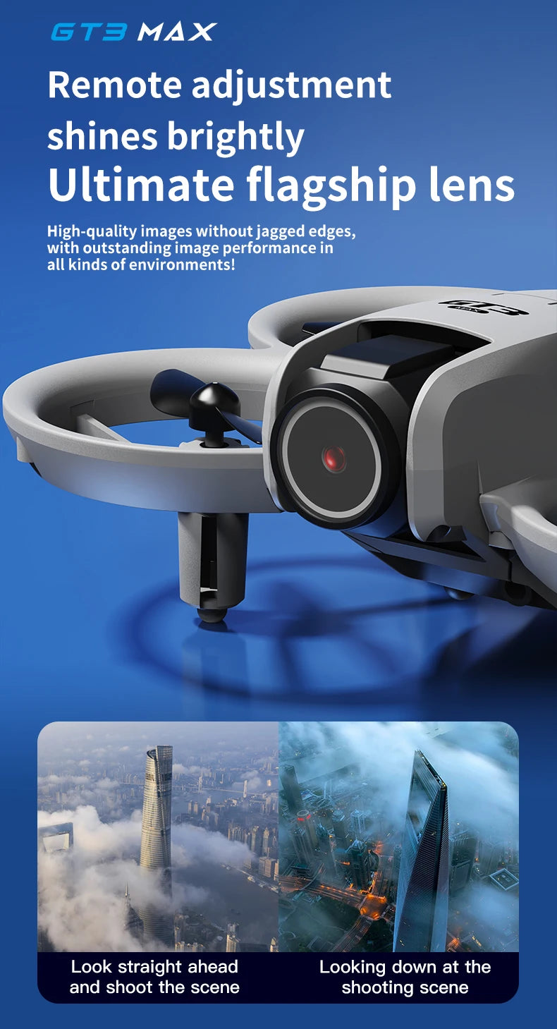 Gt3 Max Drone 4K Hd Aerial Photography Large Screen Optical Flow Positioning Brushless Intelligent Obstacle Avoidance